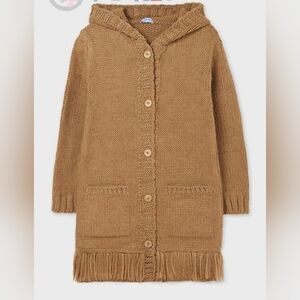 MAYORAL sweater For GIRLS  Size 8 Beige Made In SPAIN